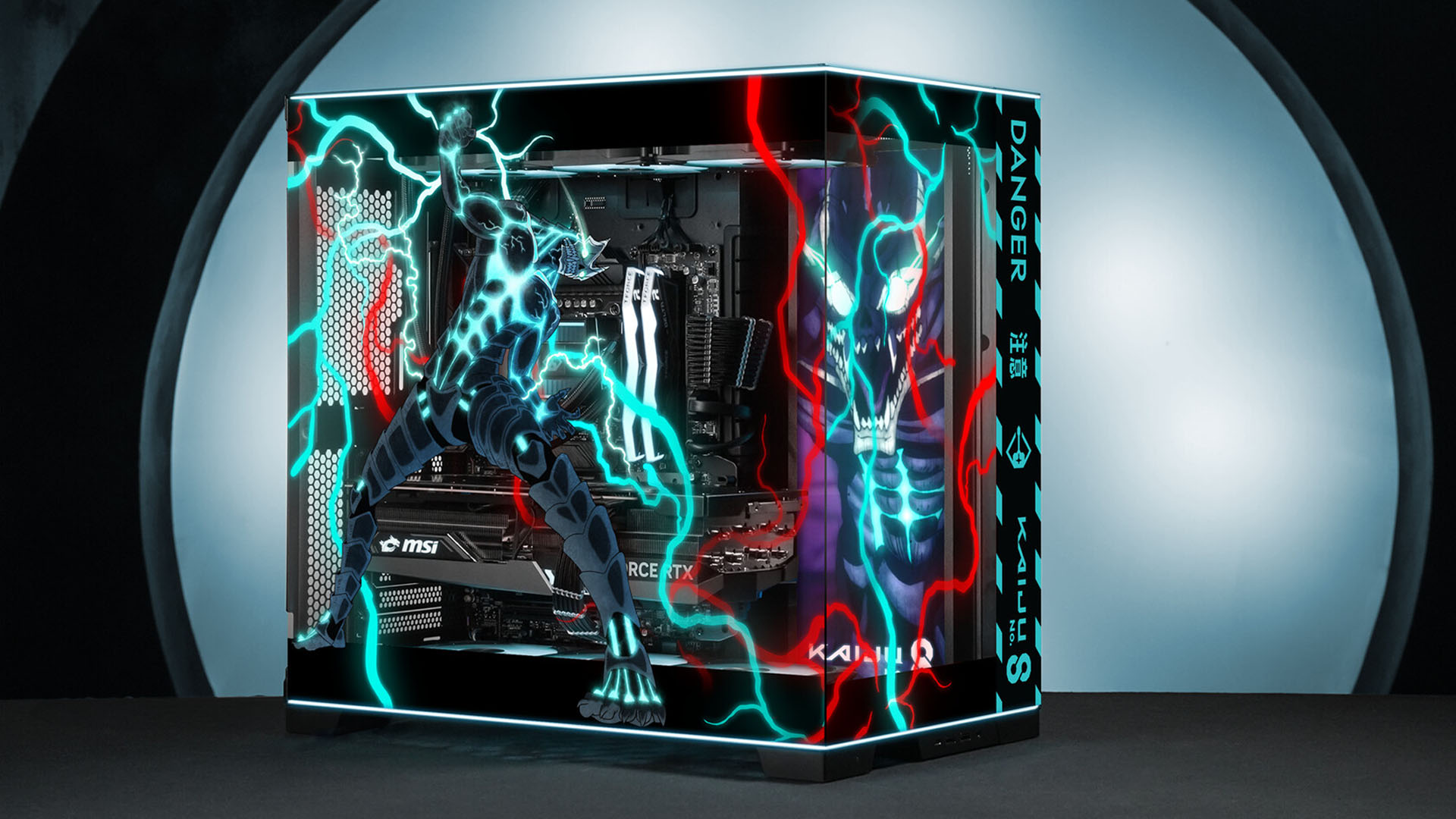 starforge systems kaiju no 8 rtx 5000 gaming pc detail